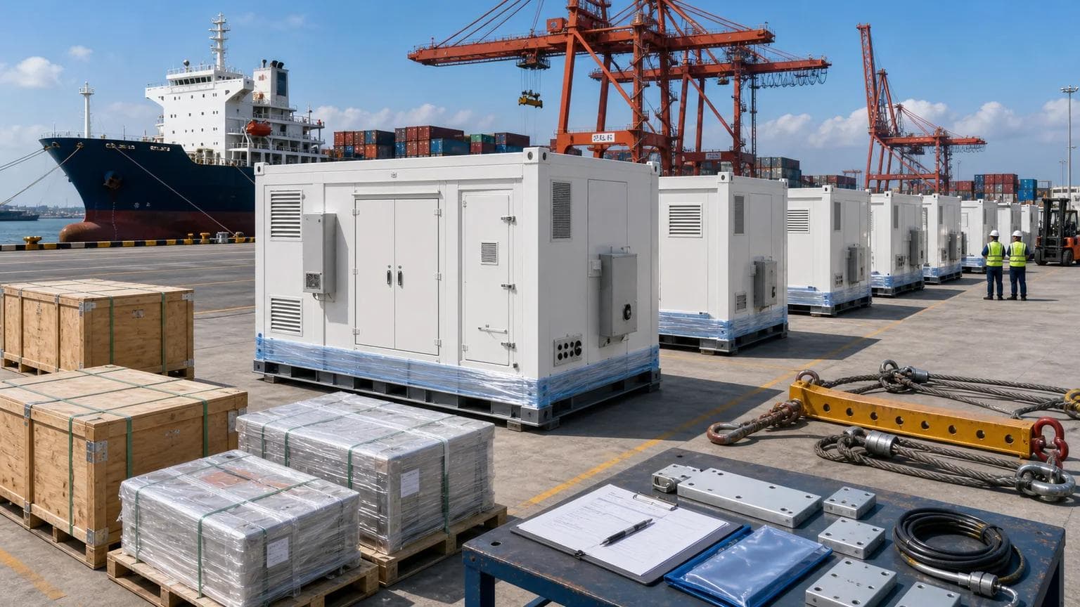 Export-ready Power E-House packaging and project delivery