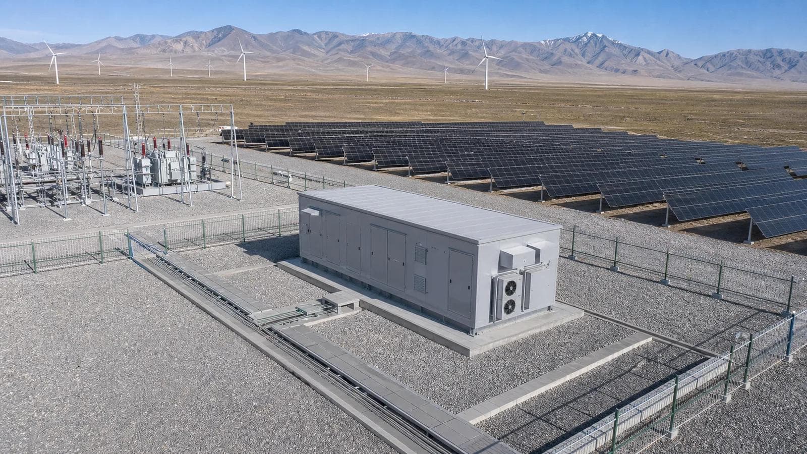 Plateau Renewable Station Integrated E-House OEM Delivery