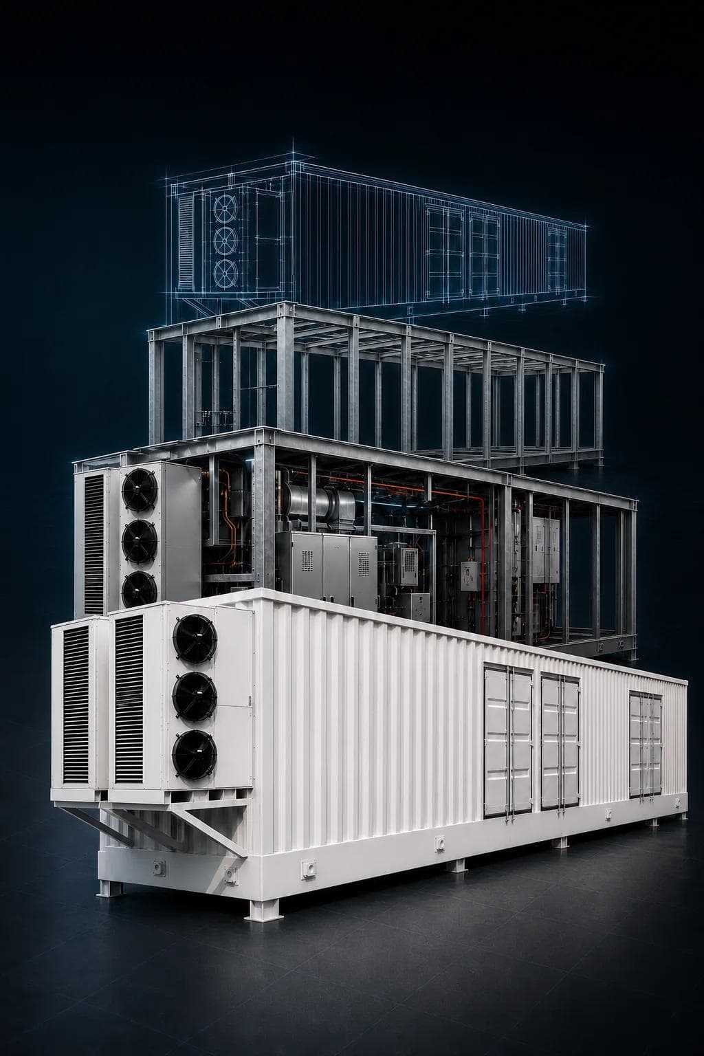 ETENZ custom prefabricated enclosure manufacturing mobile hero, factory-built enclosure with integrated equipment