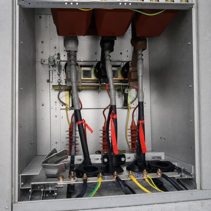 MV cable terminations and earthing