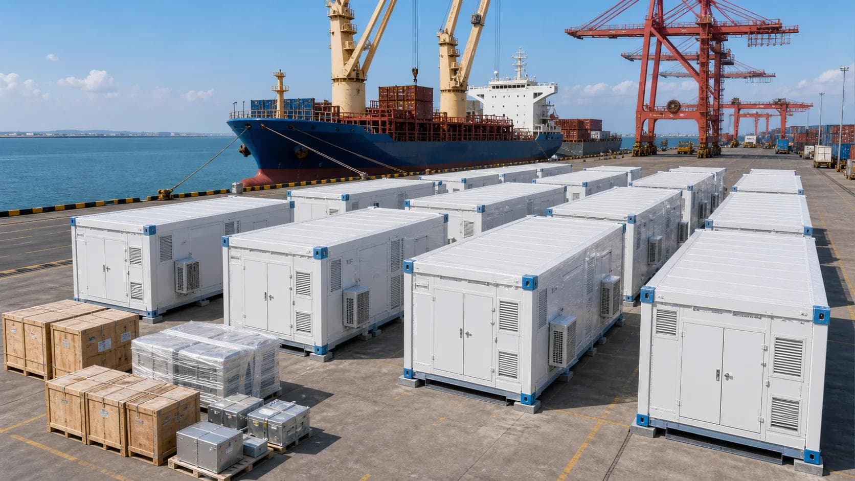 Overseas Power E-House Delivery for Modular Compute Facilities