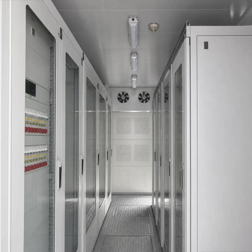 Internal maintenance aisle