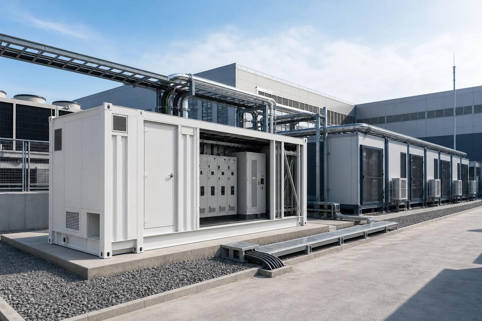 MV/LV Switchgear E-House Integration Solution - Data Center and Critical Facility Power Distribution