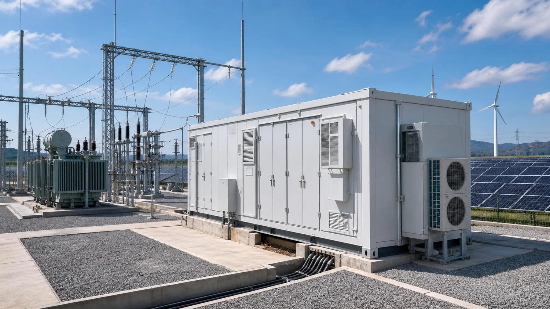 MV/LV Switchgear E-House Integration Solution - Grid and Renewable-Energy Distribution Modules