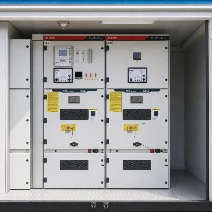 Switchgear installation and busbar interface